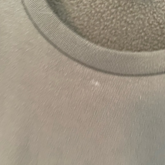 Adidas womens XL olive green crew sweatshirt 3 stripes long sleeve crew neck - Picture 3 of 6